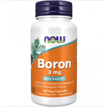 NOW Boron 3mg 100 cápsulas