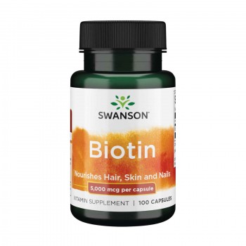 Swanson Biotin 5000 mcg 100...