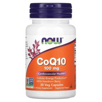 NOW CoQ10 100 mg. 30 cápsulas