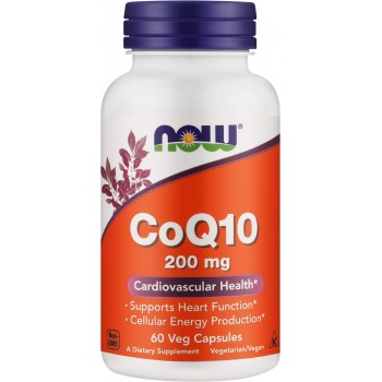 NOW CoQ10 200 mg. 60 cápsulas